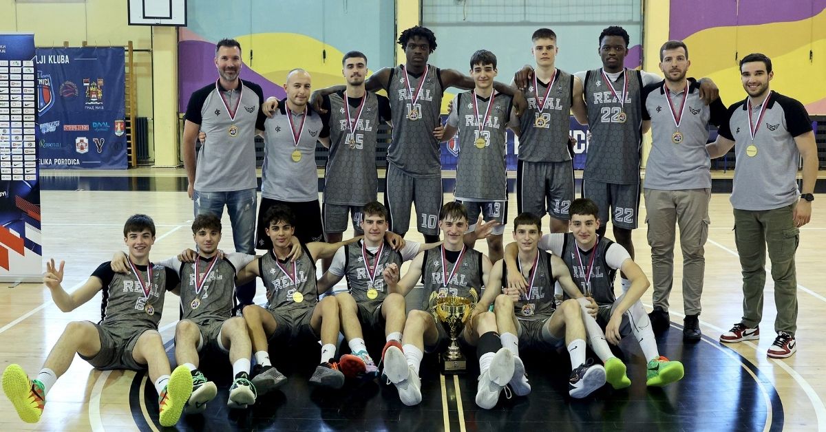 Real juniors, champions of Serbia: won the trophy at the final tournament of the Quality League Region