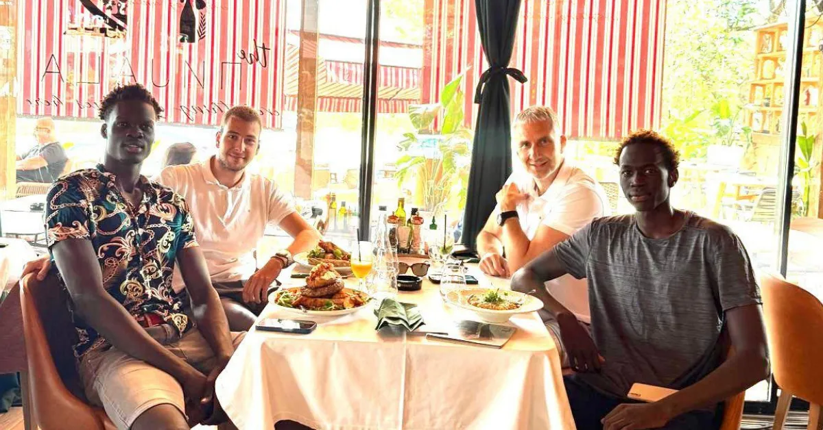 Farewell after four years: Ben on a new assignment for the Gurović Academy and KK Real Beograd